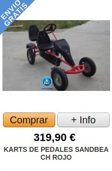 Comprar Kart a Pedales 2 Plazas